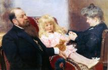 Семейный портрет Деларовых. 1906. ГМО ХКРС